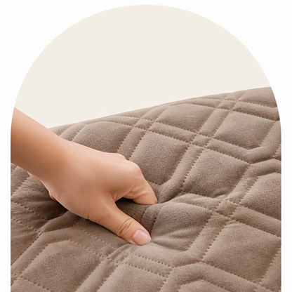 Ortekor Geometric Scratch & Stain-Resistant Sofa Cover (L-Shaped)