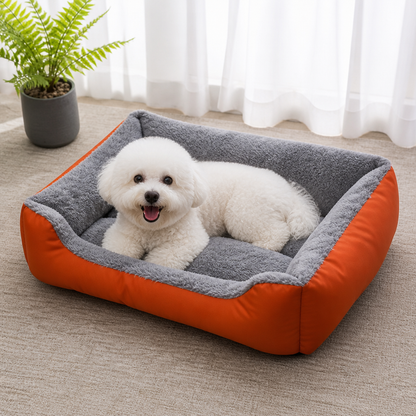 Ortekor Handmade Donut Plush Bolster Bed (Multiple Sizes)
