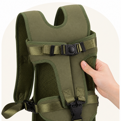 Ortekor Hands-Free Adjustable & Breathable Front Carrier Backpack