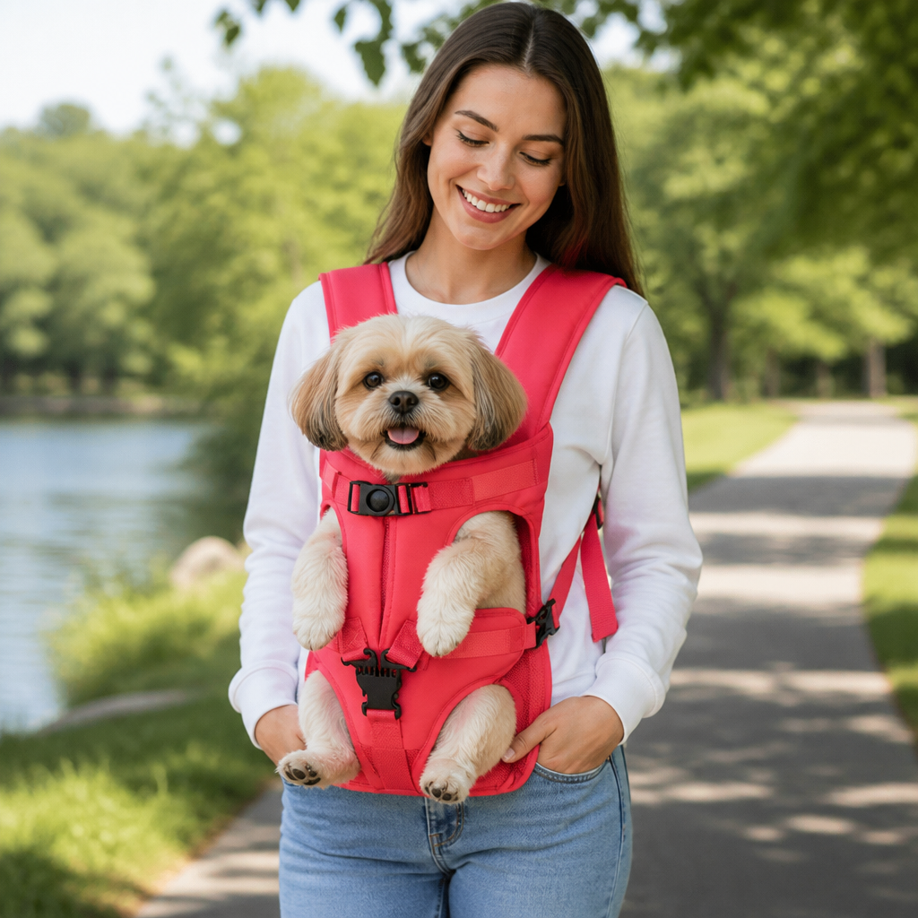 Ortekor Hands-Free Adjustable & Breathable Front Carrier Backpack