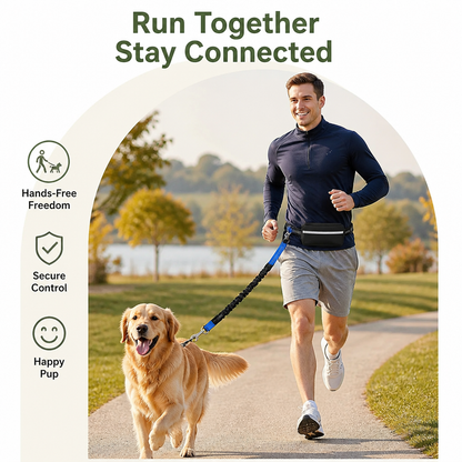 Ortekor Hands-Free Adjustable Waist & Chest Dog Leash