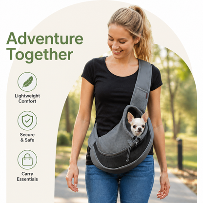 Ortekor Hands-Free Breathable Sling Carrier (Safety Hook)