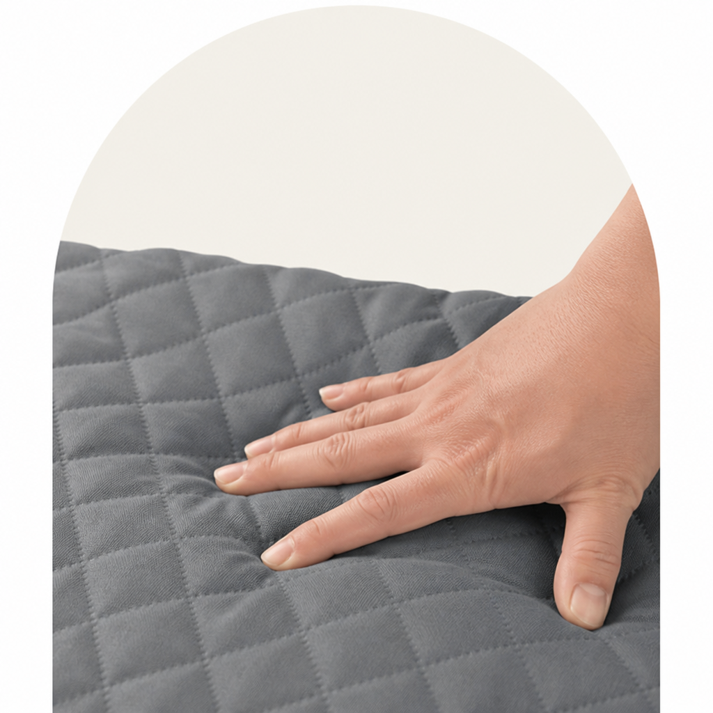 Ortekor Heavy-Duty 600D Oxford Waterproof & Non-Slip Back Seat Cover (Zippered Seat Access)