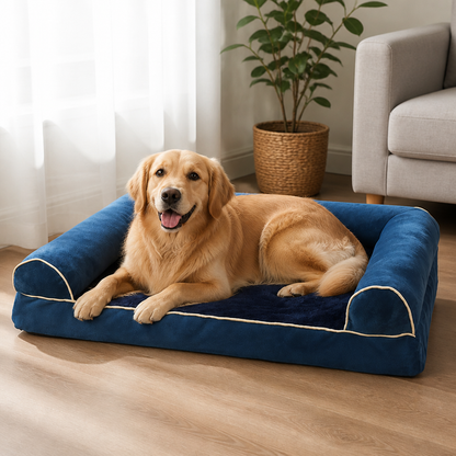 Ortekor High-Density Egg Tray & Non-Slip Dog Bed (Removable Cover)