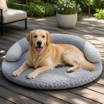 Ortekor Honeycomb Cooling Non-Slip Dog Mat (Removable Cover)