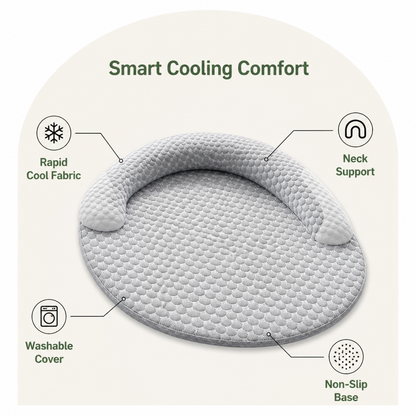 Ortekor Honeycomb Cooling Non-Slip Dog Mat (Removable Cover)