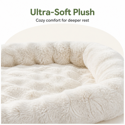 Ortekor Imitation Rabbit Fur & Anti-Slip Dog Bed