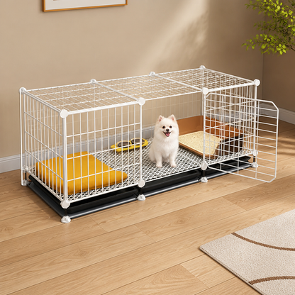 Ortekor Insulated & Separate Toilet Small Dog Kennel