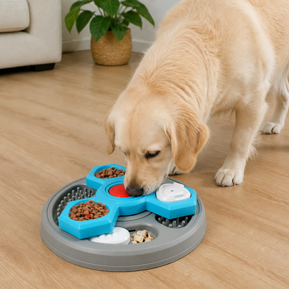 Ortekor Interactive Multi-Layer & Non-Slip Slow Feeder Bowl