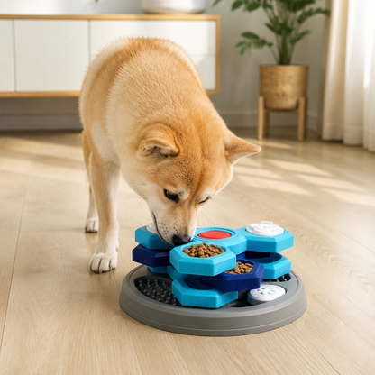 Ortekor Interactive Multi-Layer & Non-Slip Slow Feeder Bowl