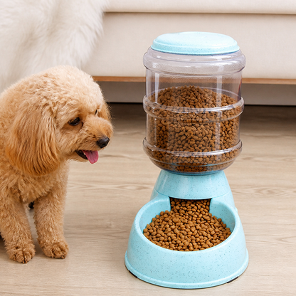 Ortekor Large Capacity Automatic Food & Water Feeder (Removable Bowls)