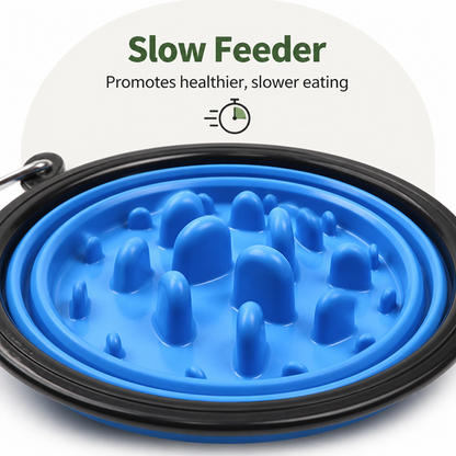 Ortekor Large Capacity Collapsible Travel Dog Bowl