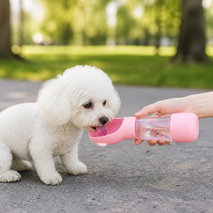 Ortekor Leak-Proof & Lightweight Dog Water Bottle (Food & Water Combo)