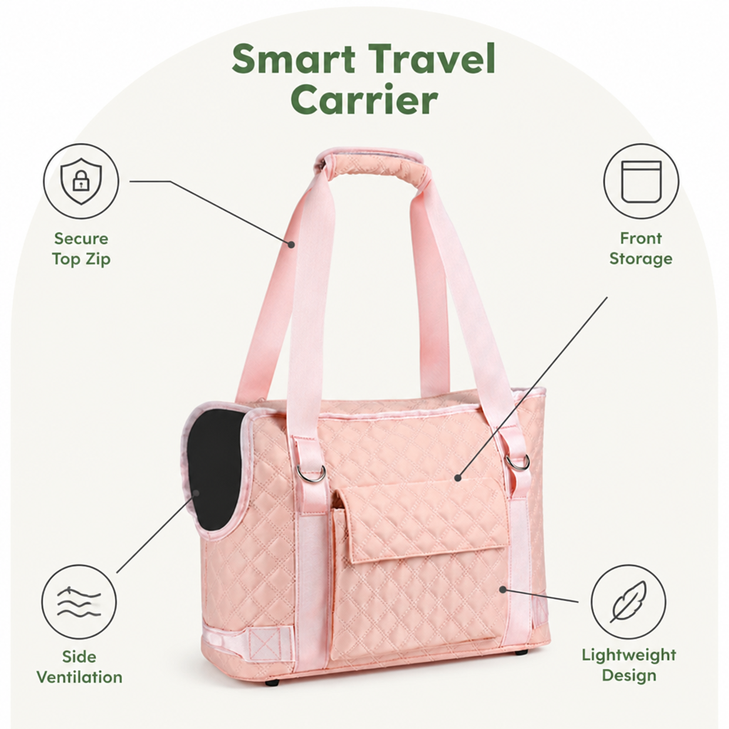 Ortekor Lightweight & Airline-Approved Dog Carrier