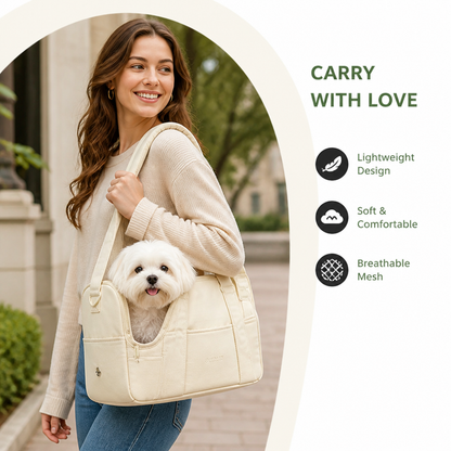 Ortekor Lightweight Cotton & Breathable Mesh Pet Carrier
