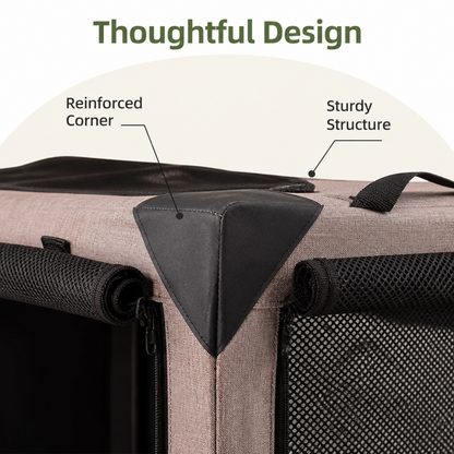 Ortekor Lightweight Foldable Breathable Dog Crate
