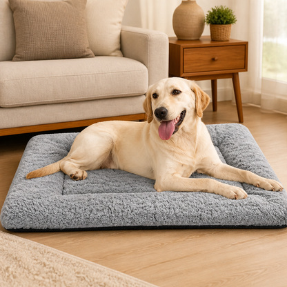 Ortekor Machine Washable Fleece Cotton Pet Mat