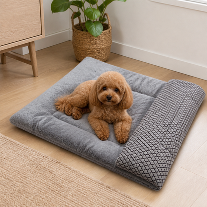 Ortekor Machine Washable Fleece Cotton Pet Mat