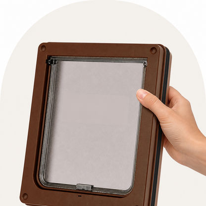Ortekor Magnetic Self-Closing & Lockable Pet Flap Door (For Cats & Small Dogs)