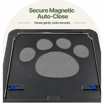 Ortekor Magnetic Self-Closing & Lockable Pet Screen Door