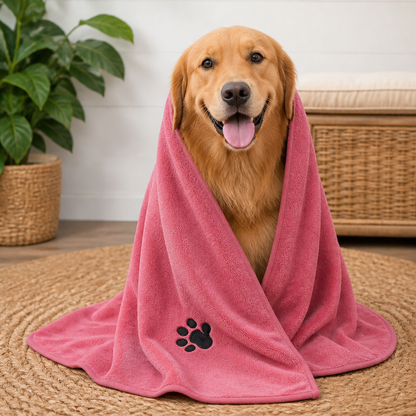 Ortekor Microfiber Quick-Dry Pet Towel