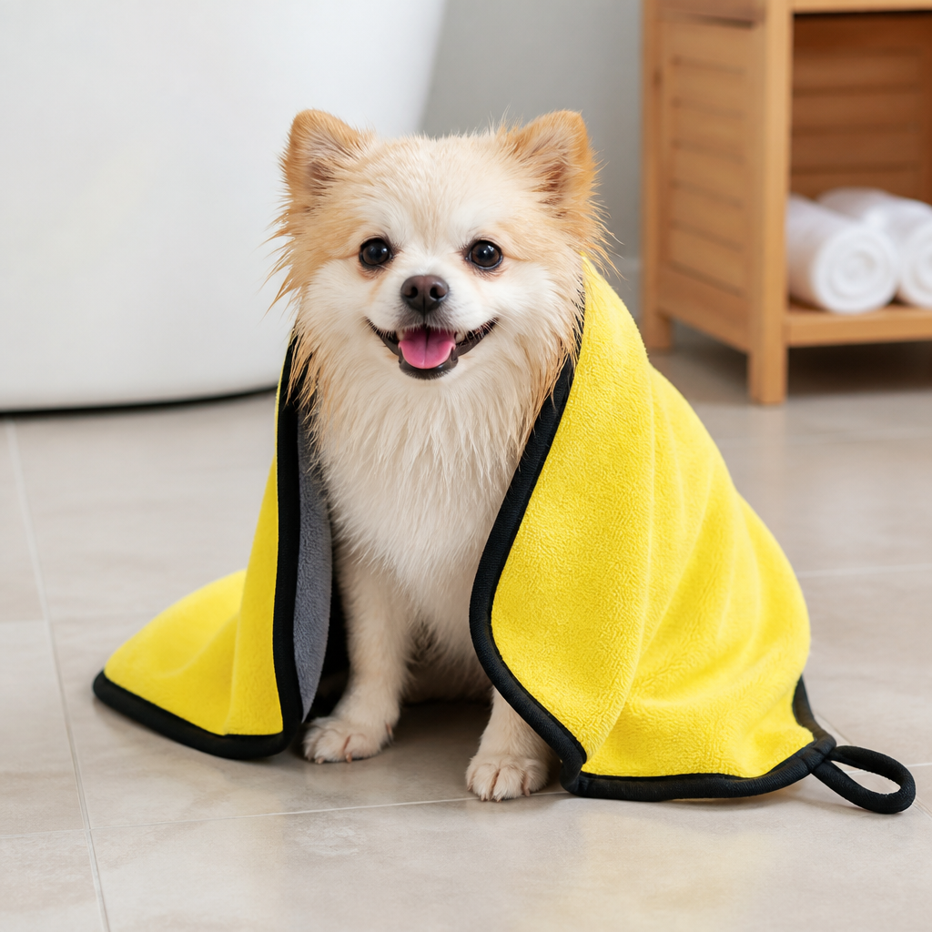 Ortekor Microfiber Super-Absorbent Quick-Dry Dog Towel