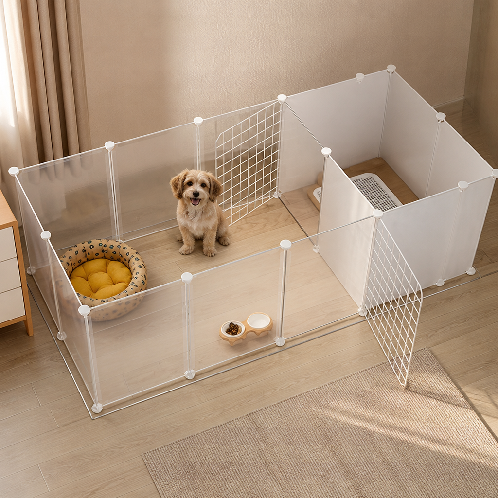 Ortekor Modular DIY & Integrated Toilet Dog Kennel