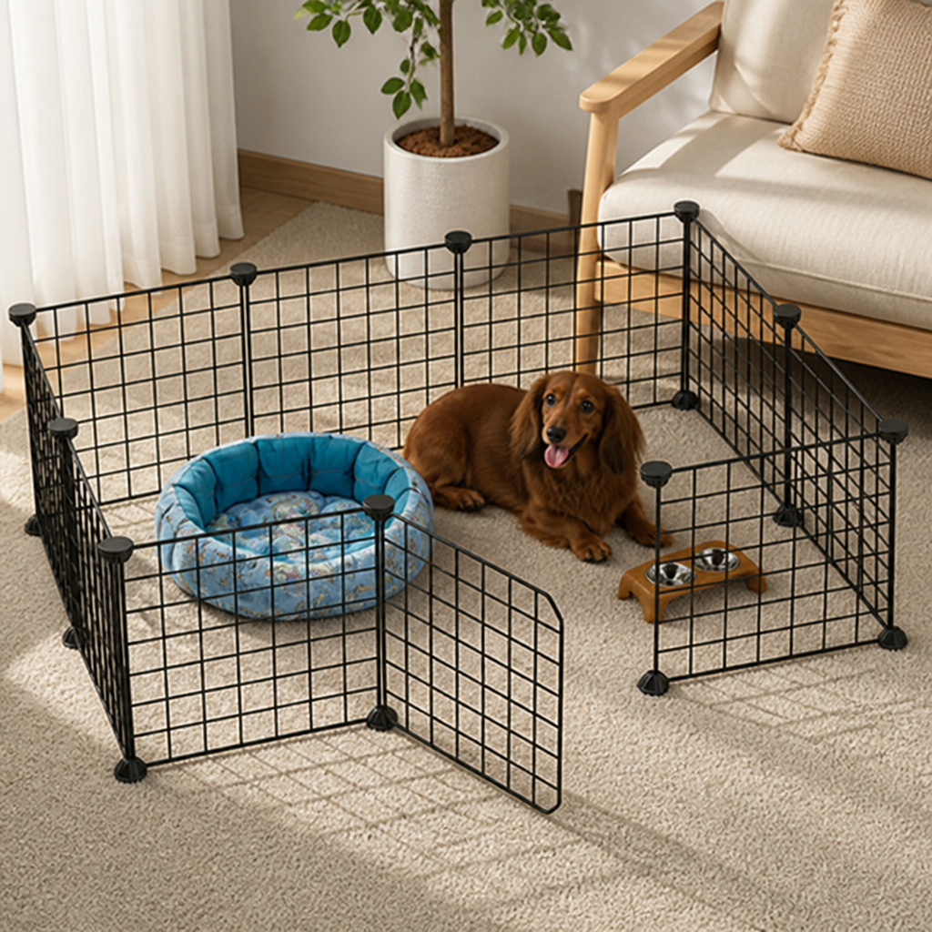 Ortekor Modular Wire Mesh Playpen