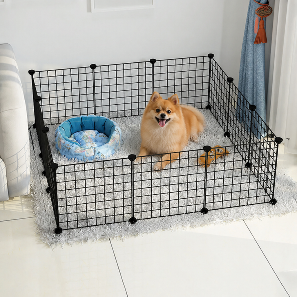 Ortekor Modular Wire Mesh Playpen