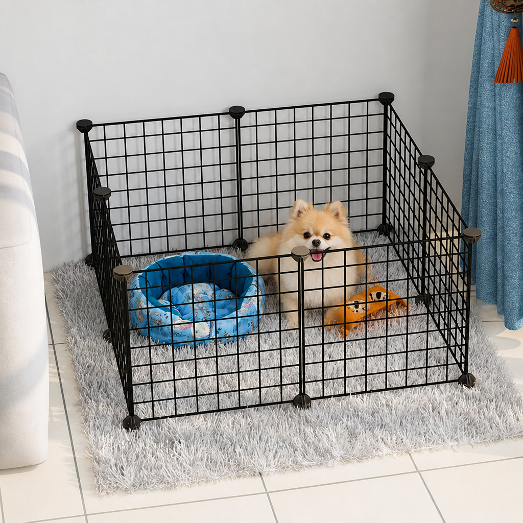 Ortekor Modular Wire Mesh Playpen