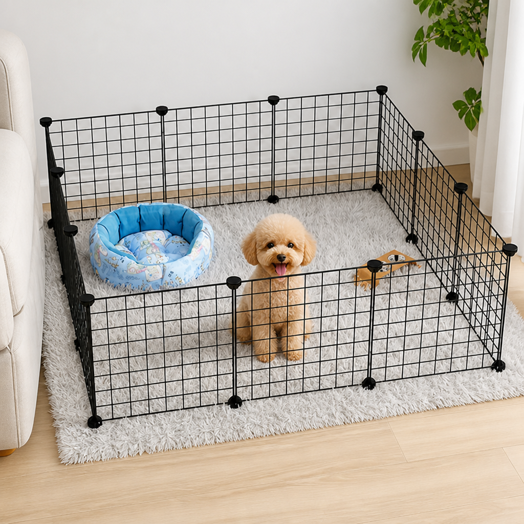 Ortekor Modular Wire Mesh Playpen