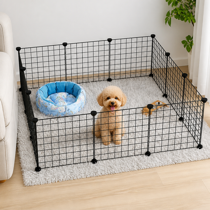 Ortekor Modular Wire Mesh Playpen