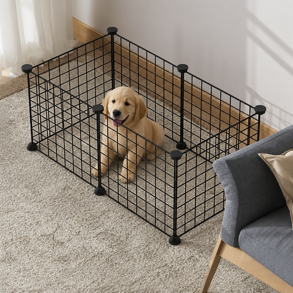 Ortekor Modular Wire Mesh Playpen