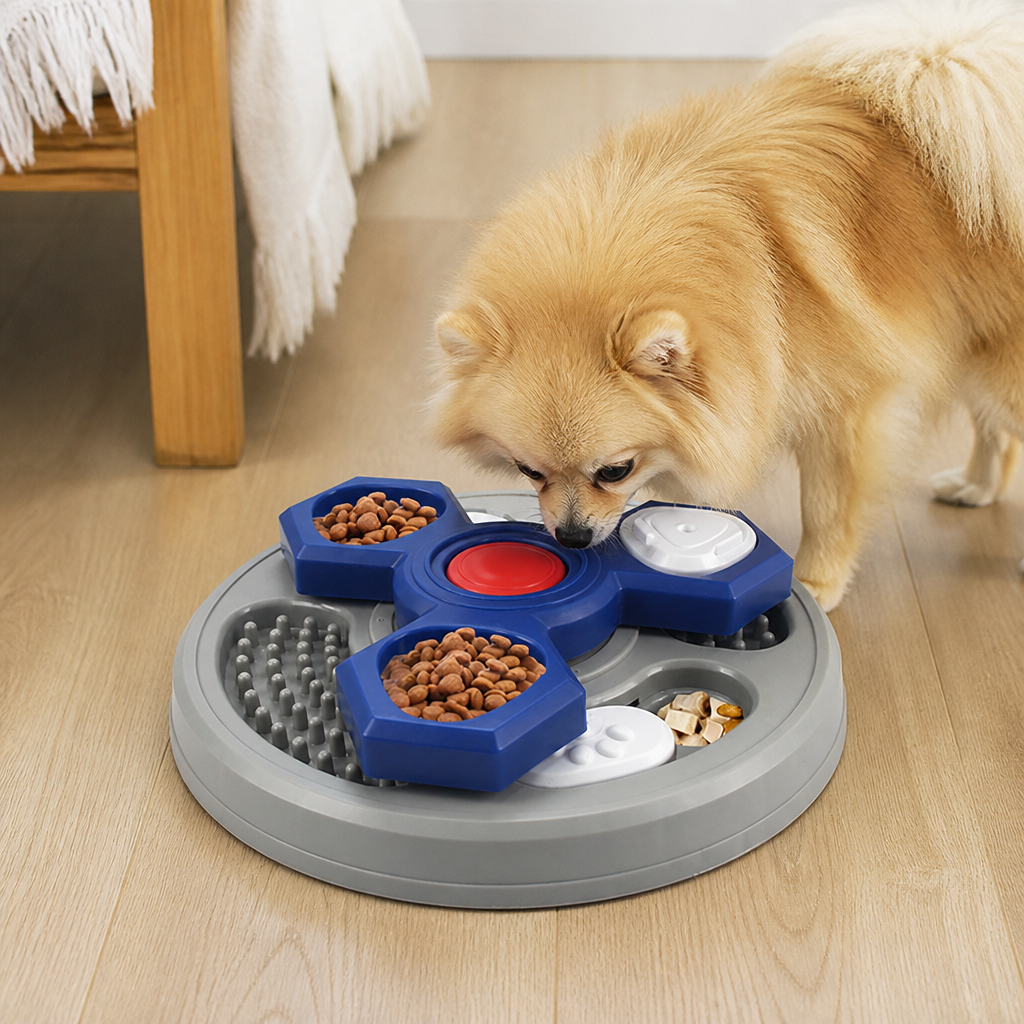 Ortekor Multi-Layer Puzzle & Anti-Slip Slow Feeder Bowl