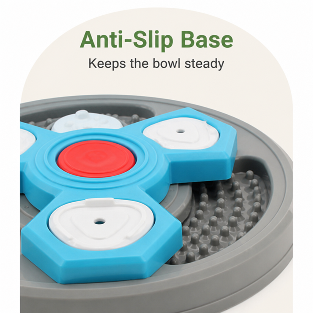 Ortekor Multi-Layer Puzzle & Anti-Slip Slow Feeder Bowl