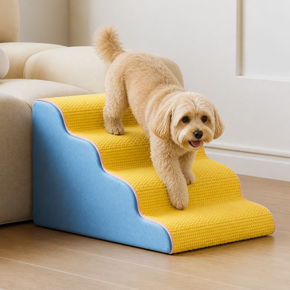 Ortekor Non-Slip Lightweight & Portable Dog Stairs (3-5 Steps)