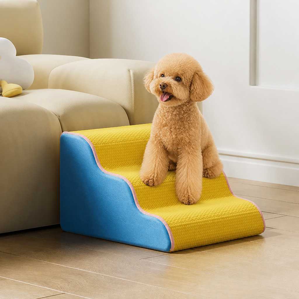 Ortekor Non-Slip Lightweight & Portable Dog Stairs (3-5 Steps)