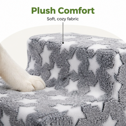 Ortekor Non-Slip Plush Pet Stairs (Removable Washable Cover)
