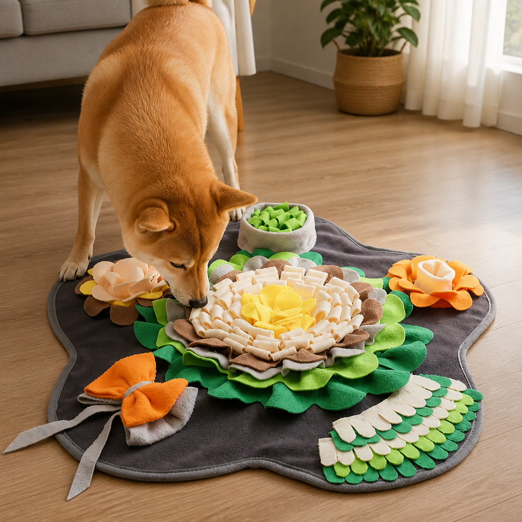 Ortekor Nose-Work & Slow-Feeding Snuffle Mat (Machine Washable)