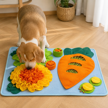 Ortekor Nose-Work & Slow-Feeding Snuffle Mat (Machine Washable)