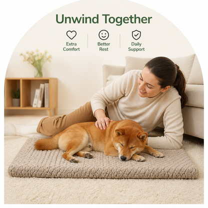 Ortekor Orthopedic 3D Foam & Waterproof Dog Bed (Removable Cover)