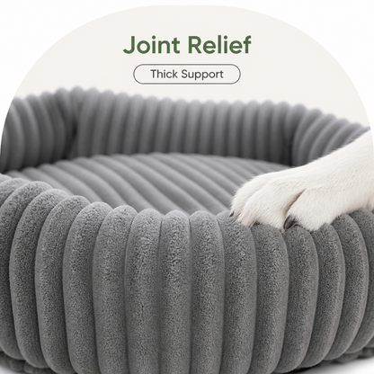 Ortekor Orthopedic High-Resilience Plush Dog Bed (Hand-Washable)