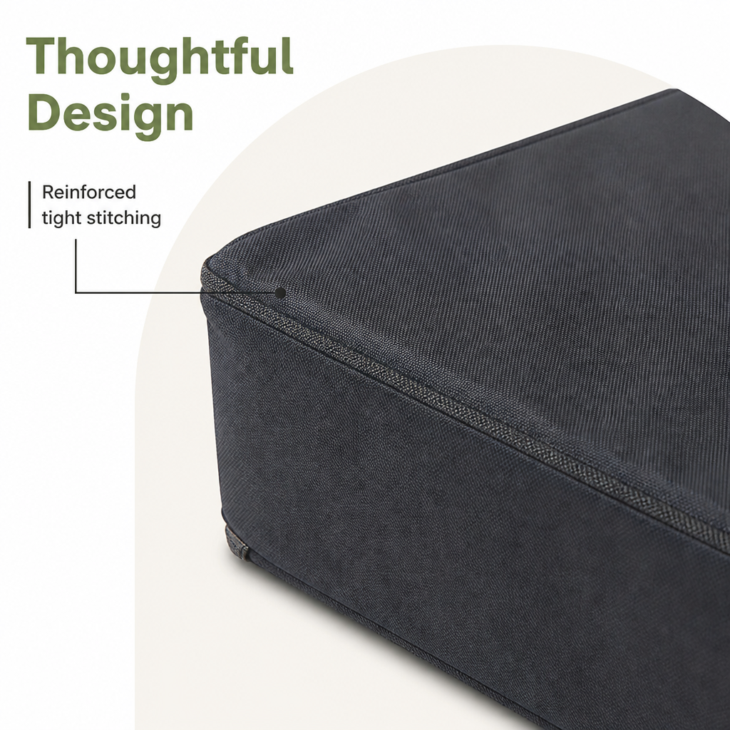 Ortekor Orthopedic Memory Foam Dog Bed (Removable Cover & Waterproof Lining)