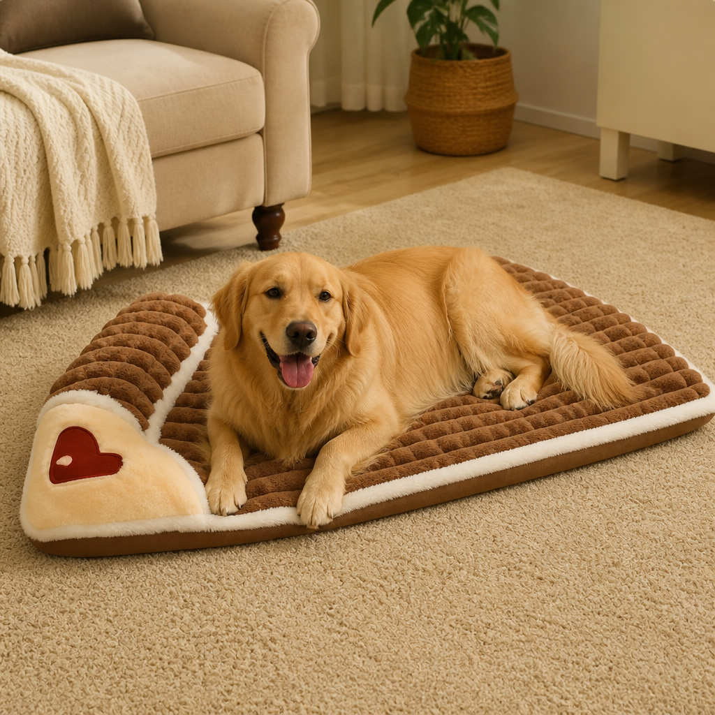 Ortekor Orthopedic Memory Foam Dog Bed (Removable Machine-Washable Cover)