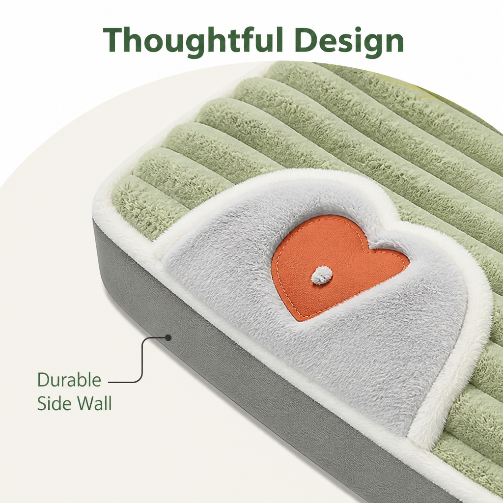 Ortekor Orthopedic Memory Foam Dog Bed (Removable Washable Cover)