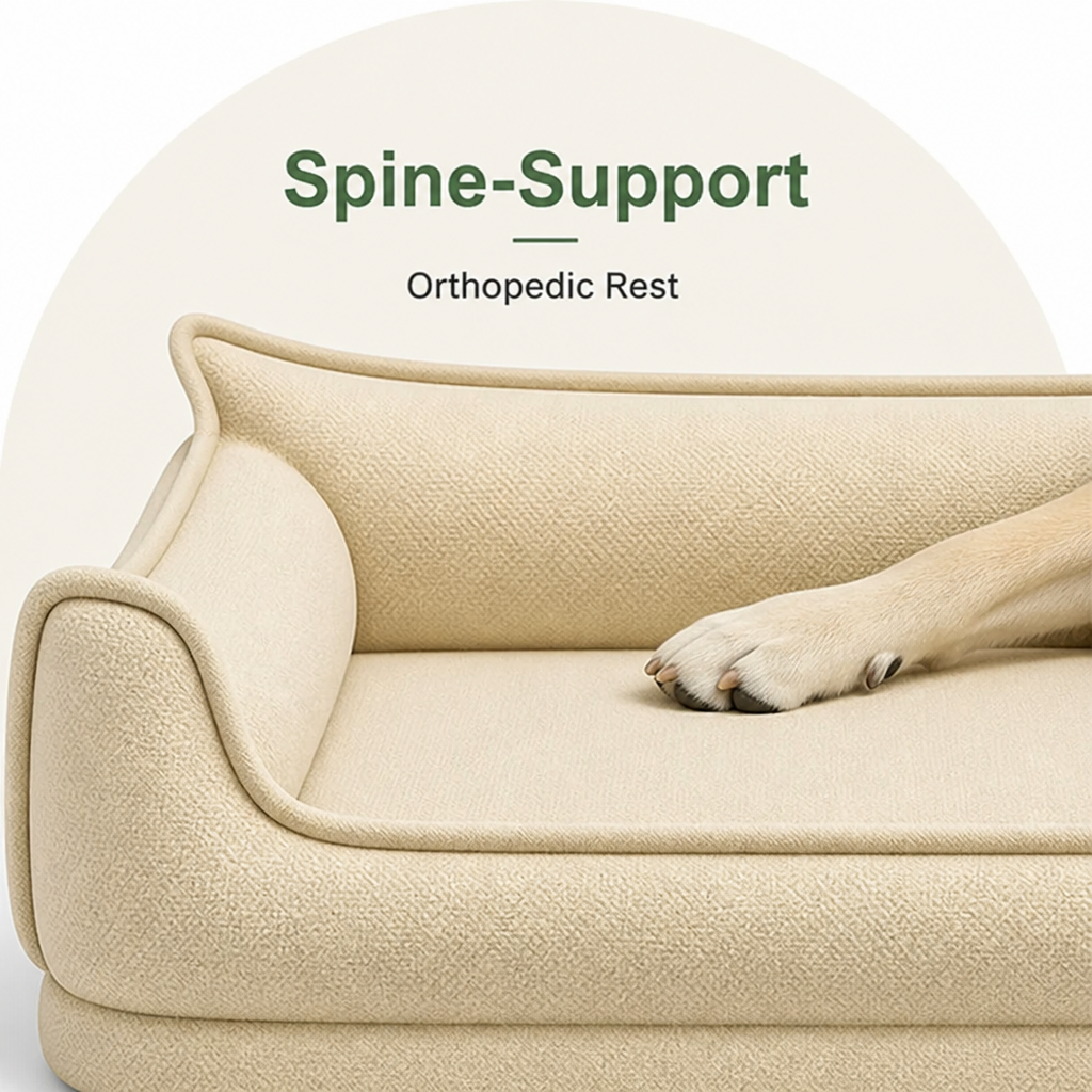 Ortekor Orthopedic Water-Resistant Dog Bed (Detachable Cover)