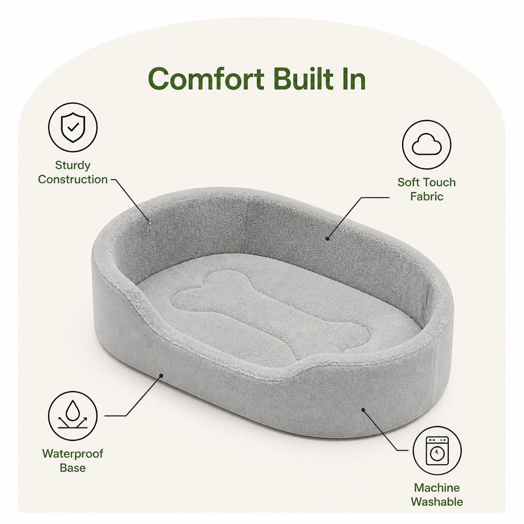 Ortekor Orthopedic & Waterproof Bolster Bed