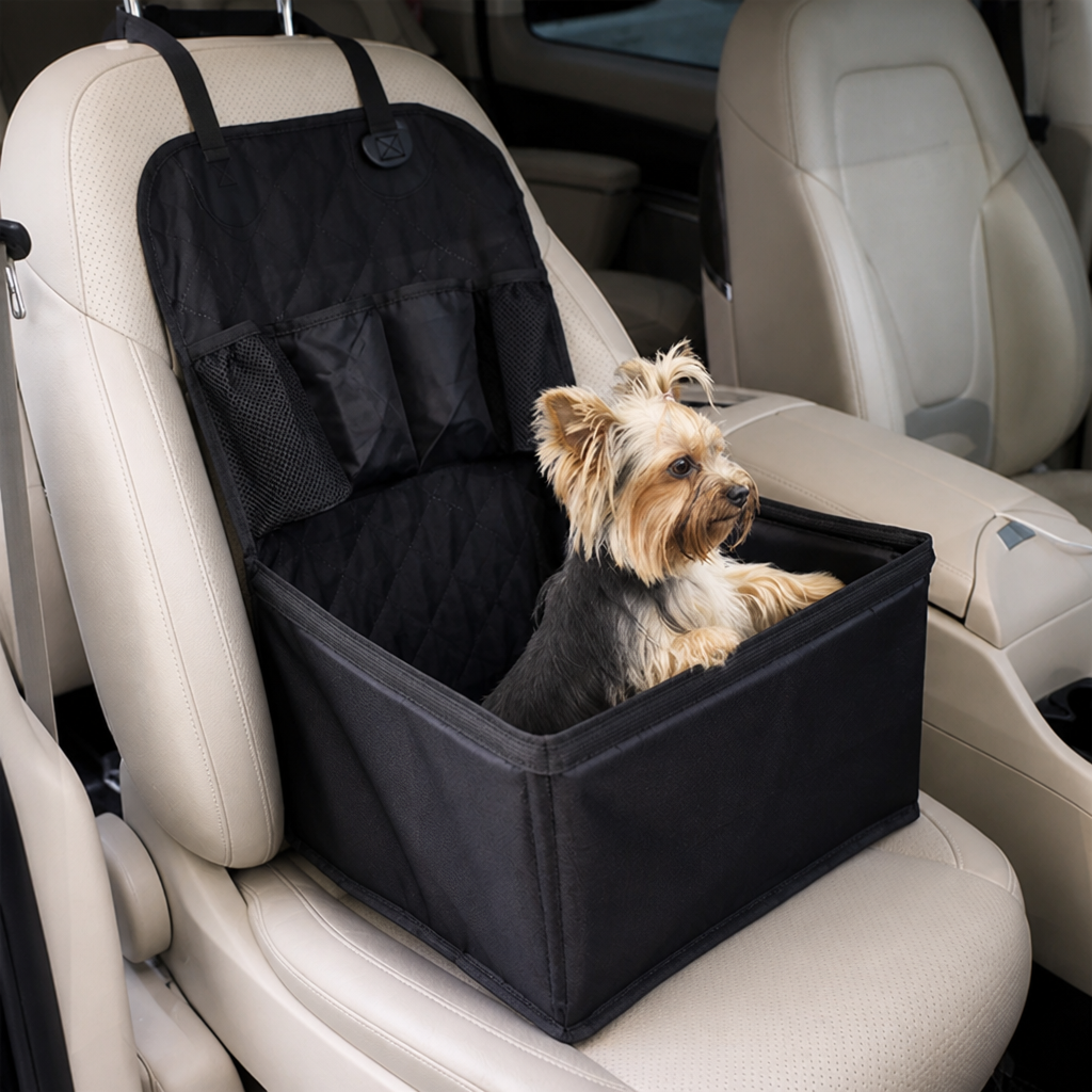 Ortekor Oxford Cloth Stain-Resistant & Washable Car Seat Mat (Front Passenger)