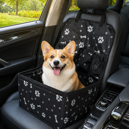 Ortekor Oxford Cloth Stain-Resistant & Washable Car Seat Mat (Front Passenger)