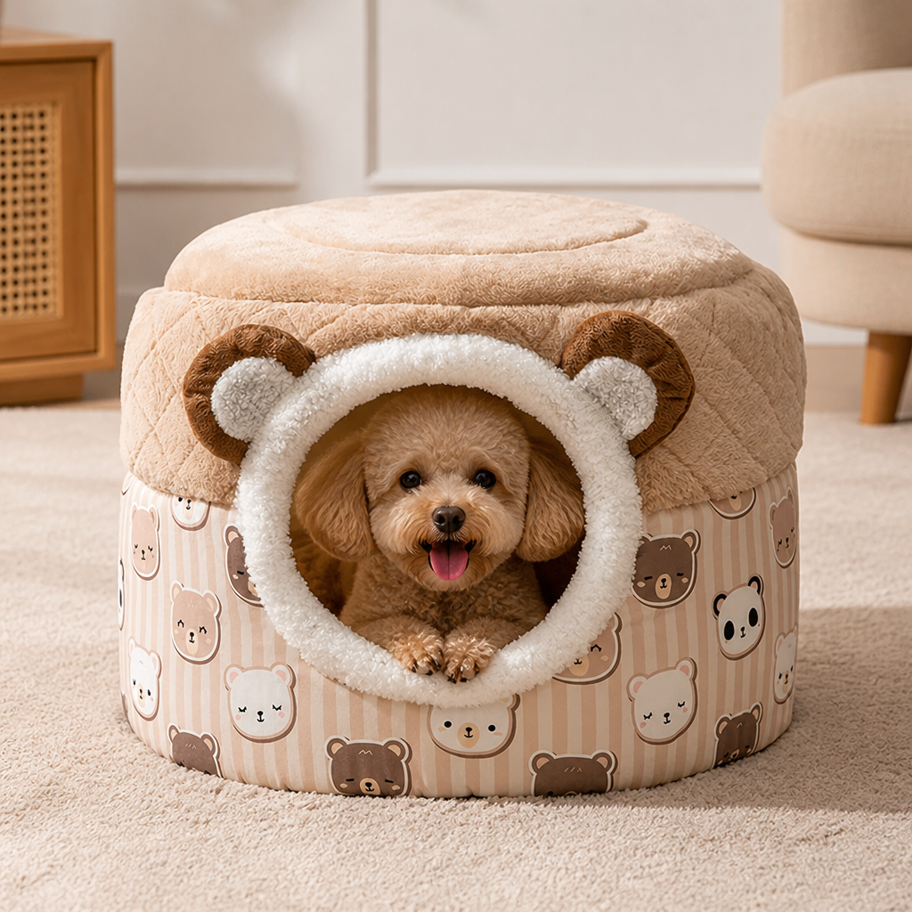 Ortekor Plush Insulated Pet Tent (Removable Cushion)